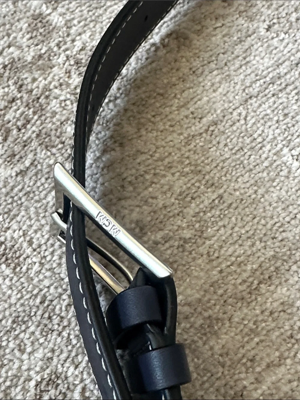 MCM Himmel Crossbody in Lauretos. Navy Blazer color. NWT’s.